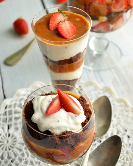 Trifle de chocolate