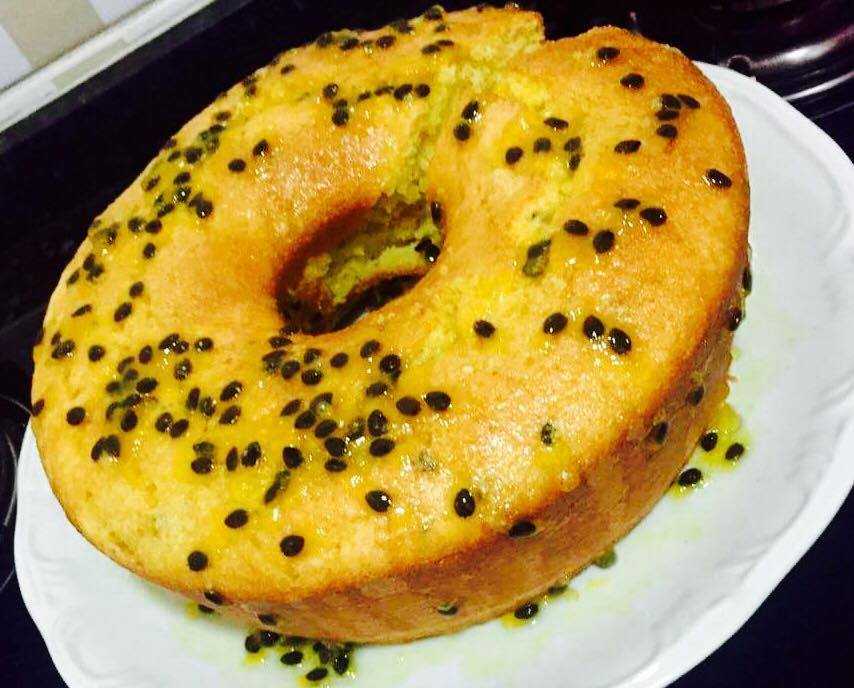 Bolo de maracujá