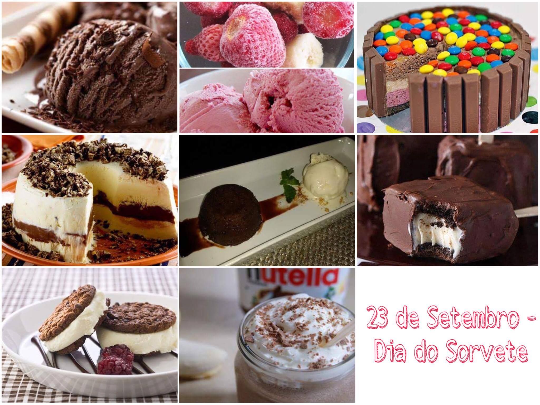 Receitas deliciosas de sorvete para você celebrar o dia do sorvete