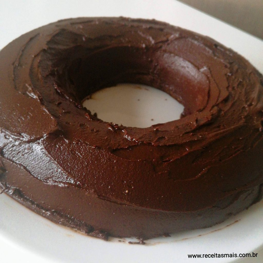 bolo fit de chocolate