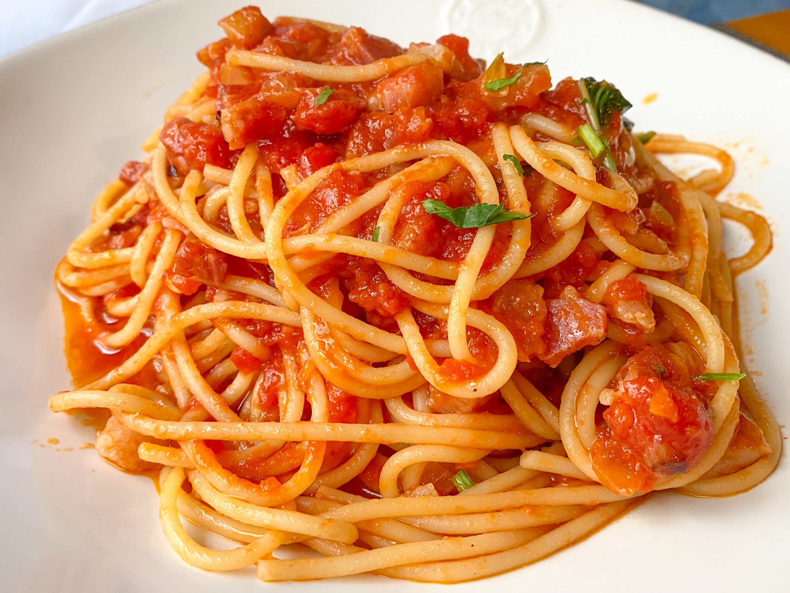 Macarrão amatriciana