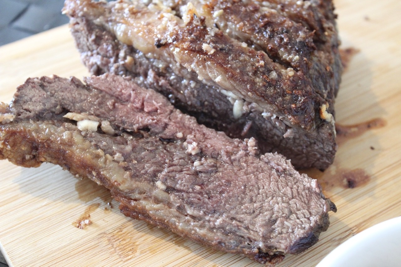 Picanha com manteiga e alho